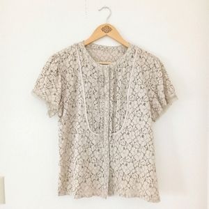Spring Cottage Lace Top